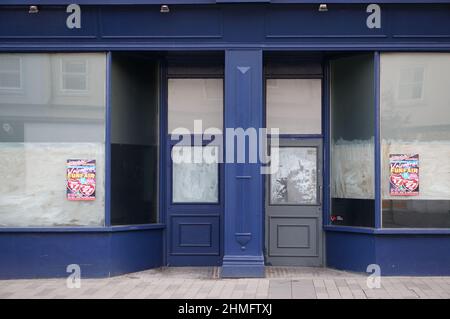 Hartlepool, Royaume-Uni. 07th févr. 2022. Vacance à Hartlepool. Boris Johnson ne peut pas se débarrasser de l'affaire « Partygate » - du moins à Londres, où il a encore les médias et le Parlement dans un déracinement. Mais comment les choses se passent-elles là, où les conservateurs n'ont rien à craindre? Une visite des anciennes et nouvelles places fortes. (À dpa: Menteur ou «brillant pour le pays»? - Johnson et une nation divisée) Credit: Larissa Schwedes/dpa/Alay Live News Banque D'Images