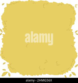 Arrière-plan composé de feuilles jaunes vecteur de feuillage Illustration de Vecteur