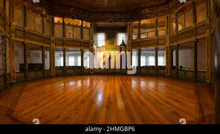 Panorama de la maison de Galata Mawlawi. Galata Mevlevihanesi en turc. Bruit inclus. Istanbul Turquie - 12.28.2021 Banque D'Images