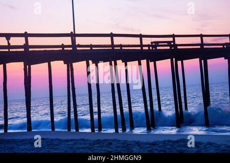 Fisherman's Pier à Ocean City, Maryland. Banque D'Images