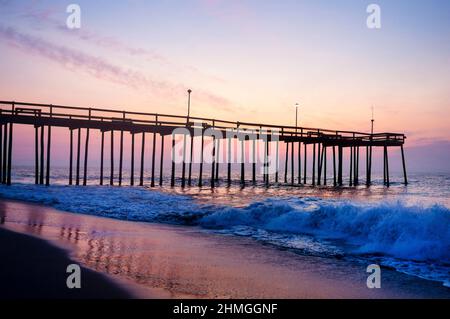 Fisherman's Pier à Ocean City, Maryland. Banque D'Images