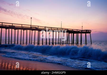 Fisherman's Pier à Ocean City, Maryland. Banque D'Images