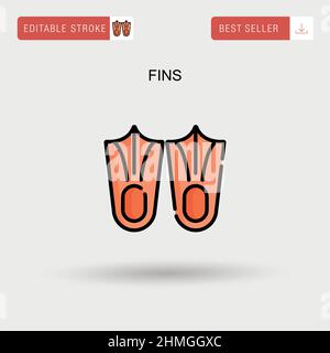 Icône de vecteur simple fins. Illustration de Vecteur