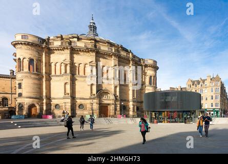 Édimbourg, Écosse, Royaume-Uni - rénovation de McEwan Hall et de Bristo Square, Université d'Édimbourg par LDN Architects Banque D'Images