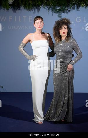 9 février 2022, Madrid, Madrid, Espagne: Emilia Lazo, Raquel Ventosa assiste au gala de nuit 'Glowfilter' à tat He MandarÃ­n Oriental Ritz Hotel le 9 février 2022 à Madrid, Espagne (Credit image: © Jack Abuin/ZUMA Press Wire) Banque D'Images