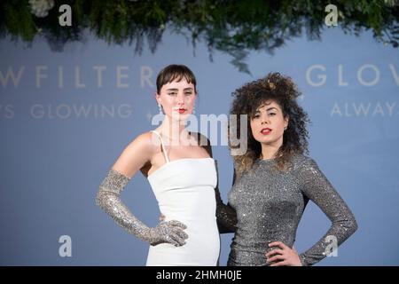 9 février 2022, Madrid, Madrid, Espagne: Emilia Lazo, Raquel Ventosa assiste au gala de nuit 'Glowfilter' à tat He MandarÃ­n Oriental Ritz Hotel le 9 février 2022 à Madrid, Espagne (Credit image: © Jack Abuin/ZUMA Press Wire) Banque D'Images