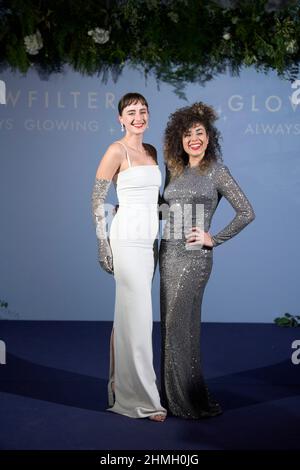 9 février 2022, Madrid, Madrid, Espagne: Emilia Lazo, Raquel Ventosa assiste au gala de nuit 'Glowfilter' à tat He MandarÃ­n Oriental Ritz Hotel le 9 février 2022 à Madrid, Espagne (Credit image: © Jack Abuin/ZUMA Press Wire) Banque D'Images