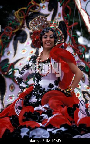 Carneval à Santa Cruz, Tenerife, Iles Canaries, Espagne Banque D'Images