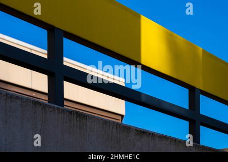 Université de Duisburg Essen, Campus Essen, ciel bleu Banque D'Images