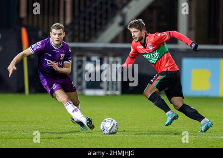 NIJMEGEN, PAYS-BAS - FÉVRIER 10: Lasse Schone de NEC Nijmegen pendant le match de la coupe TOTO KNVB entre NEC Nijmegen et les aigles Vas-y à Goffertstadion le 10 février 2022 à Nimègue, pays-Bas (photo de Broer van den Boom/Orange Pictures) crédit: Orange pics BV/Alay Live News Banque D'Images