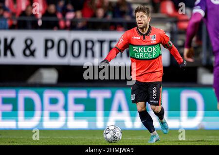 NIJMEGEN, PAYS-BAS - FÉVRIER 10: Lasse Schone de NEC Nijmegen pendant le match de la coupe TOTO KNVB entre NEC Nijmegen et les aigles Vas-y à Goffertstadion le 10 février 2022 à Nimègue, pays-Bas (photo de Broer van den Boom/Orange Pictures) crédit: Orange pics BV/Alay Live News Banque D'Images