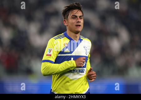 Turin, Italie, le 10th février 2022. Paulo Dybala de Juventus lors du match de Coppa Italia au stade Allianz, à Turin. Le crédit photo devrait se lire: Jonathan Moscrop / Sportimage Banque D'Images