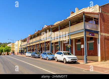 The Federation Filigree a stylisé Freemasons Hotel, Bridgetown, Australie occidentale, Australie Banque D'Images