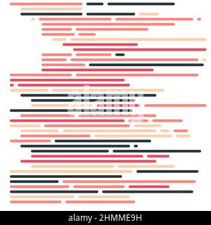 Dessin animé codant des lignes simulées illustration vectorielle Illustration de Vecteur