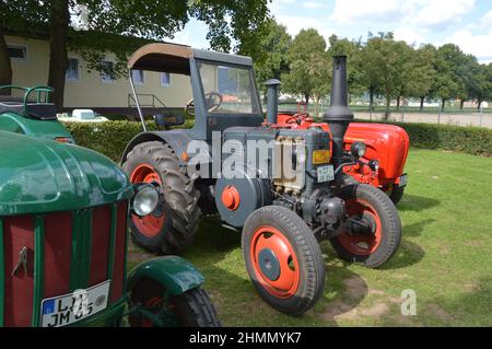 Tracteur Lanz Bulldog. Banque D'Images