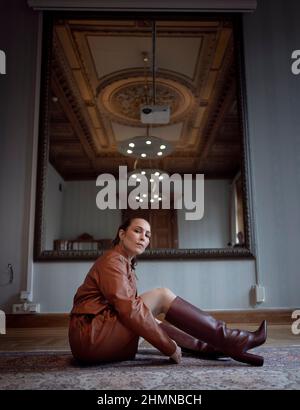 L'actrice suédoise Noomi Rapace photographiée au Festival du film de Göteborg à Göteborg, Suède, 04 février 2022.photo: Bjorn Larsson Rosvall / TT / code 9200 Banque D'Images