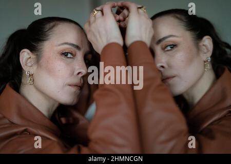 L'actrice suédoise Noomi Rapace photographiée au Festival du film de Göteborg à Göteborg, Suède, 04 février 2022.photo: Bjorn Larsson Rosvall / TT / code 9200 Banque D'Images