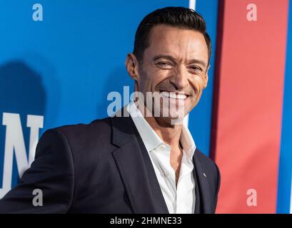 10 février 2022, New York, New York, États-Unis: Hugh Jackman assiste à la soirée d'ouverture de ''l'homme de musique'' sur Broadway au Winter Garden Theatre (Credit image: © Lev Radin/Pacific Press via ZUMA Press Wire) Banque D'Images