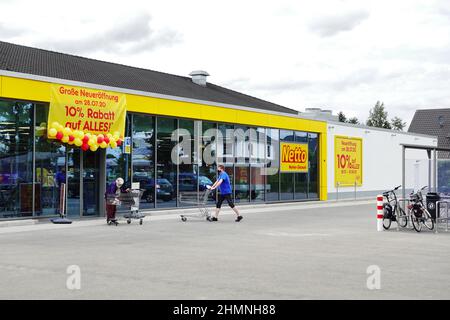 Supermarché Netto Marken-Discount Banque D'Images