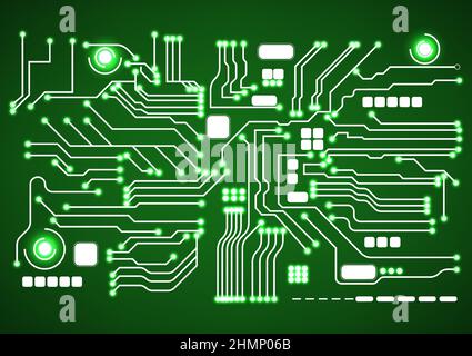 illustration de la conception graphique technologie de schéma de circuit numérique pour l'illustration vectorielle de fond d'écran Illustration de Vecteur