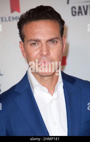 Miami, États-Unis d'Amérique. 10th févr. 2022. MIAMI, FL-FEB 10: Juan Alfonso Baptista marche le tapis rouge à la projection de la Psion de Gavilanes 2 par Telemundo Miami le 10 février 20222 à Miami, Floride. (Photo par Alberto E. Tamargo/Sipa USA) crédit: SIPA USA/Alay Live News Banque D'Images