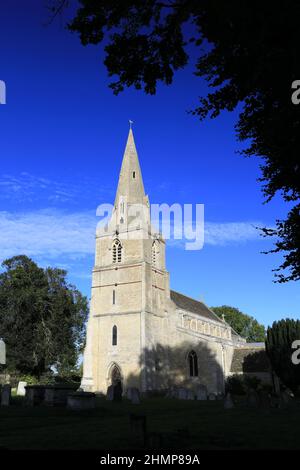 St Peters Church, Deene Park 2955 le siège de la famille depuis 1514, près de Corby, comté de Northamptonshire, Angleterre Banque D'Images
