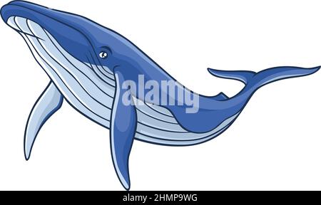 Magnifique motif baleine à bosse Illustration de Vecteur