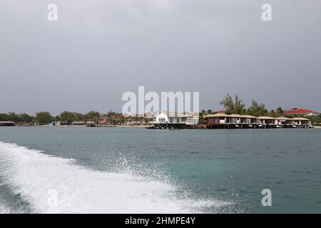 Sandals Grande St Lucien, Pigeon Island, gros Islet, Sainte-Lucie, Windward Islands, Antilles néerlandaises, Antilles néerlandaises, Mer des Caraïbes Banque D'Images