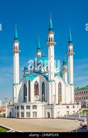 Mosquée de Kul Sharif, QOL Sharif en Russie de Kazan. Banque D'Images