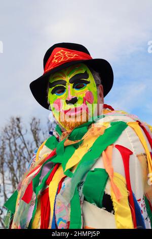 Carnaval occitan organisé par les écoles de Calandretas à Montpellier. Occitanie, France Banque D'Images