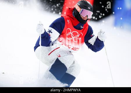 VENTES D'ORIGINE AMÉRICAINE UNIQUEMENT Cole McDonald (USA), 5 FÉVRIER 2022 - ski acrobatique : finale des mogoles hommes au cours de la Beijing 2 Banque D'Images