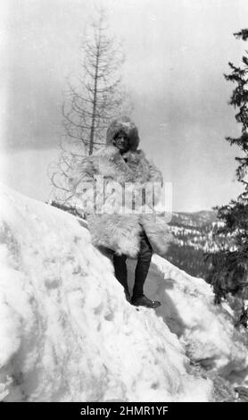 Prima Guerra Mondiale - Fronte Italiano - Monte Fiara - Vicenza - 1° Reggimento Artiglieria Alpini Regio Esercito Italiano Banque D'Images