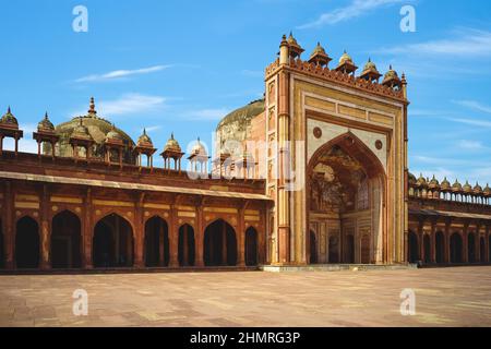 Mosquée JAMA à Fatehpur Sikri près d'agra en inde Banque D'Images