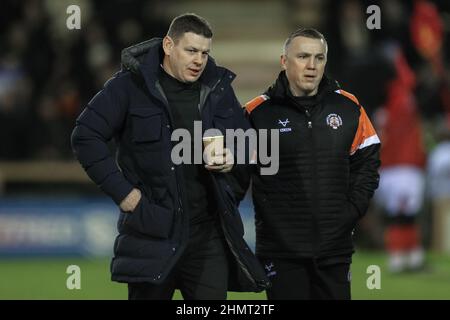 Castleford, Royaume-Uni. 11th févr. 2022. Lee Radford entraîneur en chef de Castleford Tigers pendant le match à Castleford, Royaume-Uni, le 2/11/2022. (Photo de James Heaton/News Images/Sipa USA) crédit: SIPA USA/Alay Live News Banque D'Images