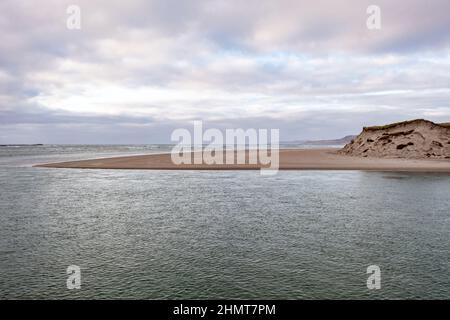 Plage de Dooey par Lettermaceward dans le comté de Donegal - Irlande. Banque D'Images