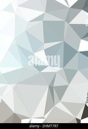Illustration de l'arrière-plan Generative Art en couleur de polygone réduit Illustration de Vecteur