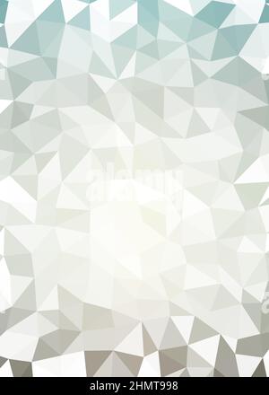 Illustration de l'arrière-plan Generative Art en couleur de polygone réduit Illustration de Vecteur