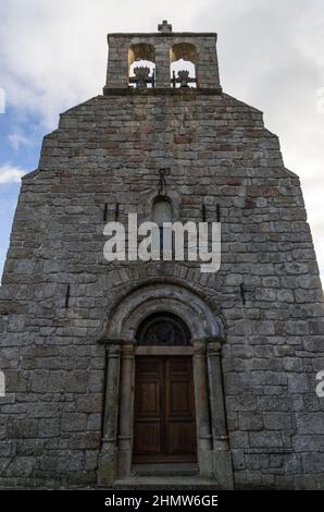 Europe, France, Lozère, la Garde Guérin, village fortifié Banque D'Images