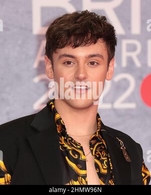 08 févr. 2022 - Londres, Angleterre, Royaume-Uni - Tom Daley assiste aux BRIT Awards 2022, O2 Arena *USAGE ÉDITORIAL SEULEMENT* Banque D'Images