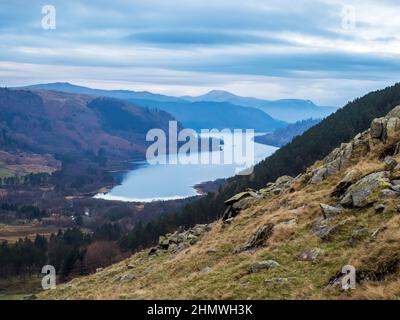 Réservoir de Thirlmere dans le Lake District, Royaume-Uni. Banque D'Images