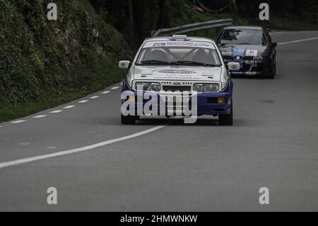 Voiture de sport Ford Sierra RS500 Cosworth d'époque Banque D'Images