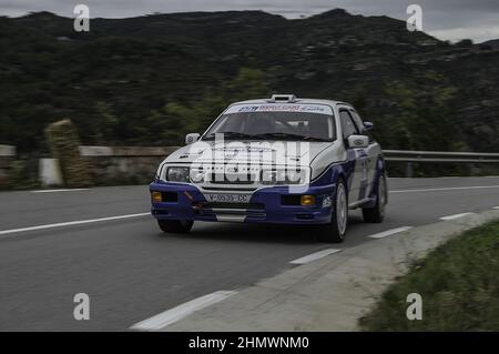 Voiture de sport Ford Sierra RS500 Cosworth d'époque Banque D'Images