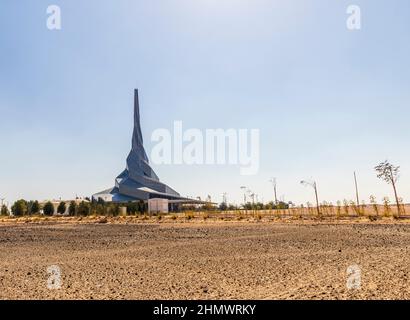 Dubaï, Émirats Arabes Unis - 26.01.2022 photo d'un quartier général du parc solaire HH Sheikh Mohammed Bin Rashid Al Maktoum. Banque D'Images