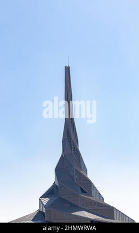 Dubaï, Émirats Arabes Unis - 26.01.2022 photo d'un quartier général du parc solaire HH Sheikh Mohammed Bin Rashid Al Maktoum. Banque D'Images