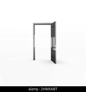 Porte d'entrée à d'autres mondes.Art surréaliste 3D rendu Banque D'Images