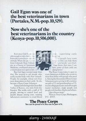 Publicité vintage du magazine « ports Illustrated » du 5 juin 1972, États-Unis Banque D'Images