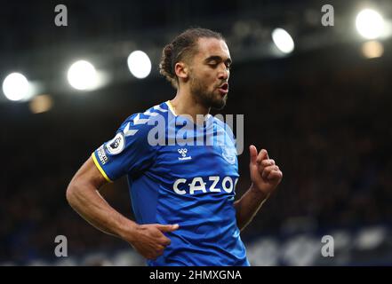 Liverpool, Angleterre, le 12th février 2022. Dominic Calvert Lewin d'Everton pendant le match de la Premier League à Goodison Park, Liverpool. Crédit photo à lire: Darren Staples / Sportimage crédit: Sportimage / Alay Live News Banque D'Images