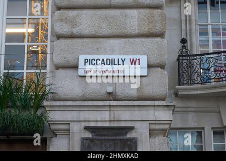 piccadilly Londres W1 Banque D'Images