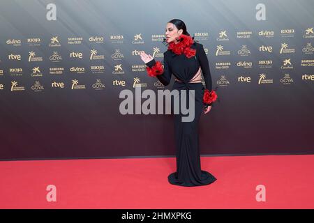 12 février 2022, Valence, Valence, Espagne: Jedet assiste aux Prix Goya 36th - tapis rouge au Palau des Arts Reina Sofia le 12 février 2022 à Valence, Espagne (Credit image: © Jack Abuin/ZUMA Press Wire) Banque D'Images