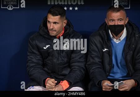 Wanda Metropolitano, Madrid, Espagne. 12th févr. 2022. La Liga Santander, Atletico Madrid versus Getafe CF; Vitolo de Getafe crédit: Action plus Sports/Alay Live News Banque D'Images